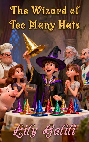 The Wizard of Too Many Hats Bilingual Magic Fantasy Story for Kids Learning Spanish